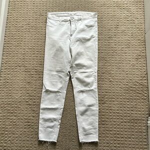 Zara white skinny jeans